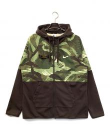 NIKE（ナイキ）の古着「ジップパーカー」｜ブラウン×グリーン