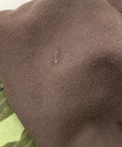 NIKE（ナイキ）NIKE (ナイキ) ジップパーカー ブラウン×グリーン サイズ:XLの古着・服飾アイテム