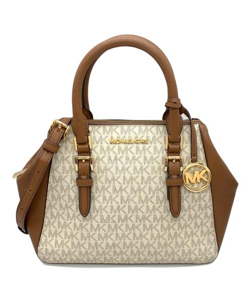 MICHAEL KORS（マイケル・コース）MICHAEL KORS (マイケルコース) 2WAYバッグ ブラウンの古着・服飾アイテム