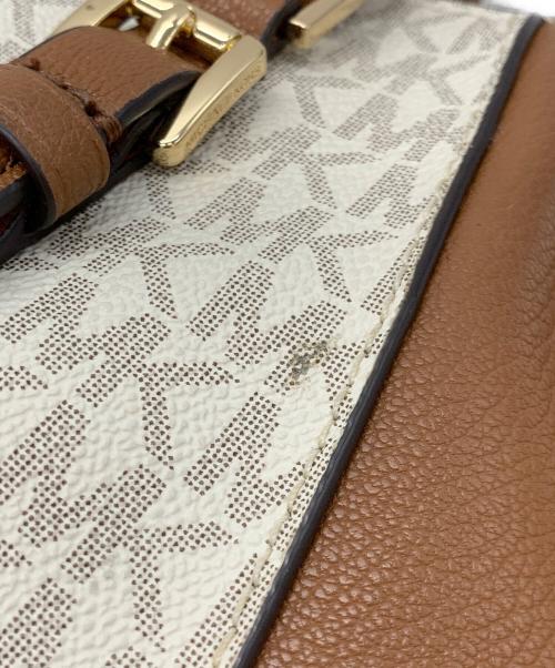 MICHAEL KORS（マイケル・コース）MICHAEL KORS (マイケルコース) 2WAYバッグ ブラウンの古着・服飾アイテム