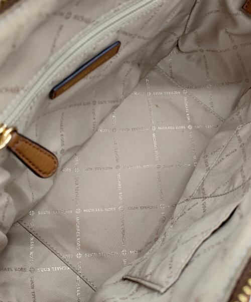 MICHAEL KORS（マイケル・コース）MICHAEL KORS (マイケルコース) 2WAYバッグ ブラウンの古着・服飾アイテム