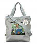 HUNTING WORLDハンティングワールド）の古着「ボルネオチャリティー 2WAYトートバッグ」｜ライトブルー