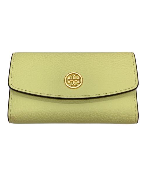 TORY BURCH（トリーバーチ）TORY BURCH (トリーバーチ) ROBINSON PEBBLED KEY CASE イエローの古着・服飾アイテム