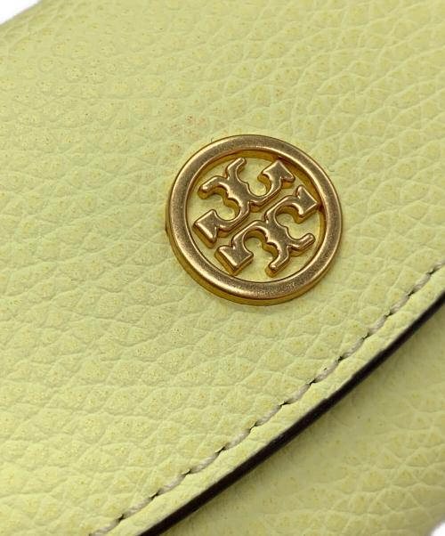 TORY BURCH（トリーバーチ）TORY BURCH (トリーバーチ) ROBINSON PEBBLED KEY CASE イエローの古着・服飾アイテム
