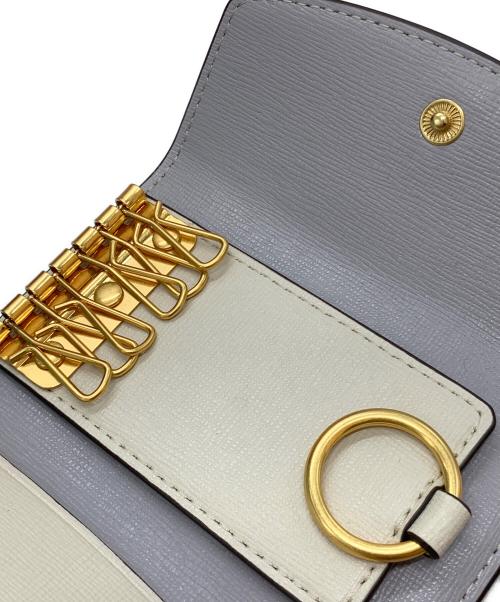 TORY BURCH（トリーバーチ）TORY BURCH (トリーバーチ) ROBINSON PEBBLED KEY CASE イエローの古着・服飾アイテム