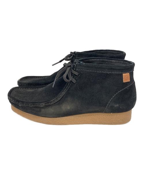 CLARKS（クラークス）CLARKS (クラークス) ワラビーシューズ ブラック サイズ:UK9.5の古着・服飾アイテム