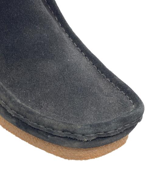 CLARKS（クラークス）CLARKS (クラークス) ワラビーシューズ ブラック サイズ:UK9.5の古着・服飾アイテム