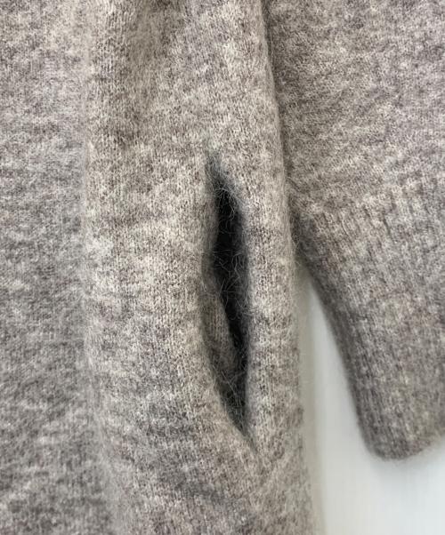 BEAUTY&YOUTH（ビューティーアンドユース）BEAUTY&YOUTH (ビューティーアンドユース) モヘヤブレンドロングニットガウン ベージュ サイズ:-の古着・服飾アイテム