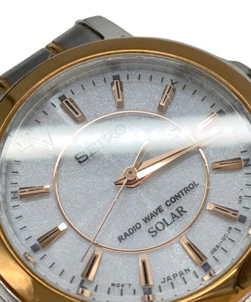 SEIKO（セイコー）SEIKO (セイコー) ルキア 電波ソーラー リストウォッチ ホワイトの古着・服飾アイテム