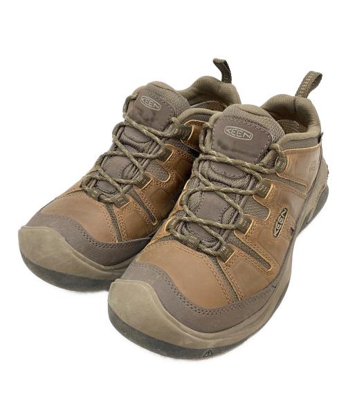 KEEN（キーン）KEEN (キーン) トレッキングシューズ ブラウン サイズ:27cmの古着・服飾アイテム