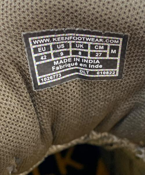 KEEN（キーン）KEEN (キーン) トレッキングシューズ ブラウン サイズ:27cmの古着・服飾アイテム