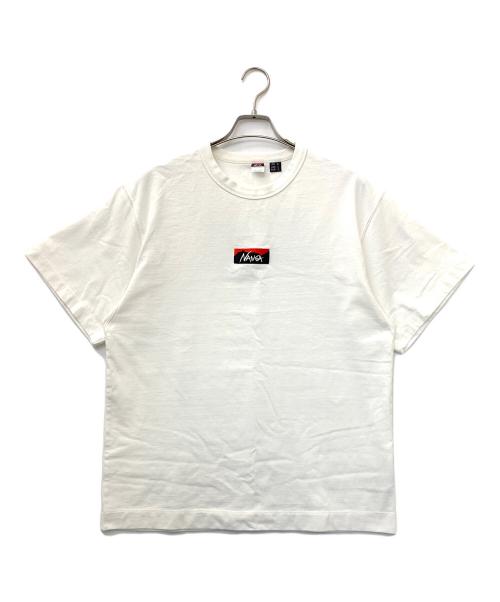 NANGA（ナンガ）NANGA (ナンガ) ロゴカットソー ホワイト サイズ:Mの古着・服飾アイテム