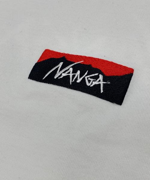 NANGA（ナンガ）NANGA (ナンガ) ロゴカットソー ホワイト サイズ:Mの古着・服飾アイテム