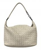 BOTTEGA VENETAボッテガベネタ）の古着「イントレチャートワンショルダーバッグ」｜ホワイト