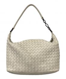 BOTTEGA VENETA（ボッテガベネタ）の古着「イントレチャートワンショルダーバッグ」｜ホワイト