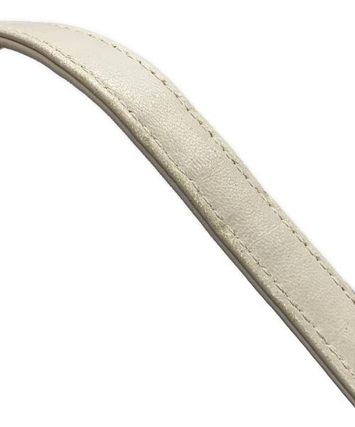 BOTTEGA VENETA（ボッテガベネタ）BOTTEGA VENETA (ボッテガベネタ) イントレチャートワンショルダーバッグ ホワイトの古着・服飾アイテム