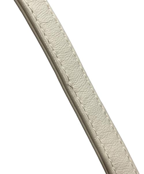 BOTTEGA VENETA（ボッテガベネタ）BOTTEGA VENETA (ボッテガベネタ) イントレチャートワンショルダーバッグ ホワイトの古着・服飾アイテム