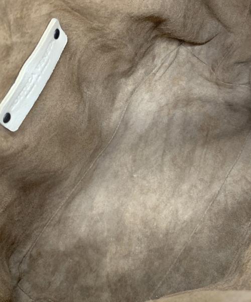 BOTTEGA VENETA（ボッテガベネタ）BOTTEGA VENETA (ボッテガベネタ) イントレチャートワンショルダーバッグ ホワイトの古着・服飾アイテム