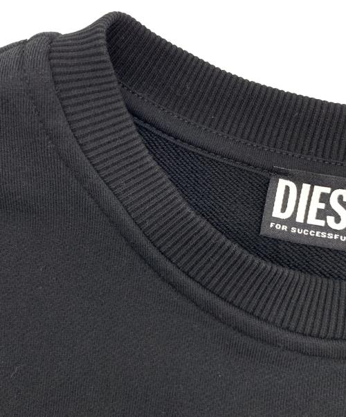 DIESEL（ディーゼル）DIESEL (ディーゼル) ビックロゴスウェット ブラック サイズ:Lの古着・服飾アイテム