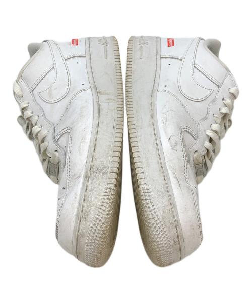 NIKE（ナイキ）NIKE (ナイキ) Supreme (シュプリーム) AIR FORCE1 ホワイト サイズ:27.5の古着・服飾アイテム