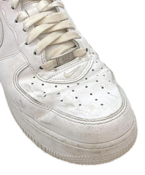 NIKE（ナイキ）NIKE (ナイキ) Supreme (シュプリーム) AIR FORCE1 ホワイト サイズ:27.5の古着・服飾アイテム