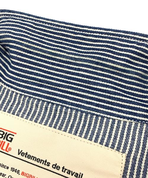 BIG BILL（ビッグ ビル）BIG BILL (ビッグ ビル) デニム カバーオール ネイビー×ホワイト サイズ:XLの古着・服飾アイテム