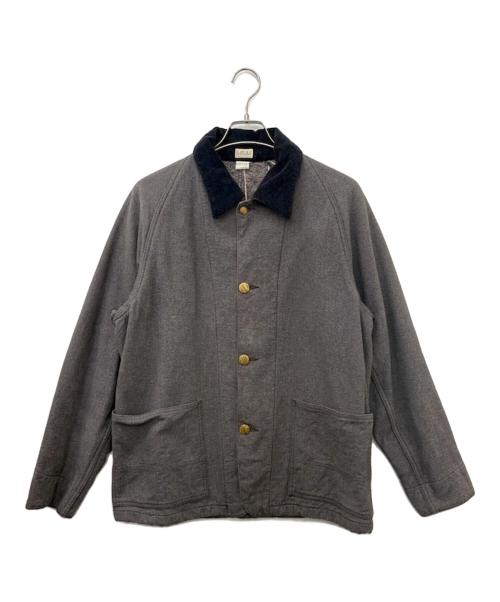 ATLAST & CO（アットラスト）ATLAST & CO (アットラスト) ブラックシャンブレーカバーオール グレー サイズ:42の古着・服飾アイテム