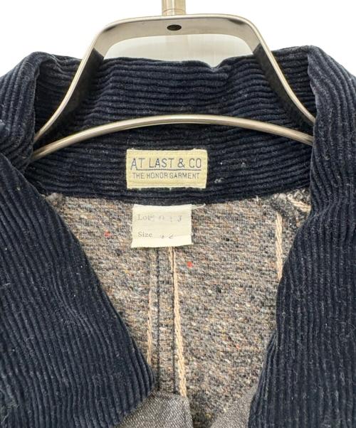 ATLAST & CO（アットラスト）ATLAST & CO (アットラスト) ブラックシャンブレーカバーオール グレー サイズ:42の古着・服飾アイテム