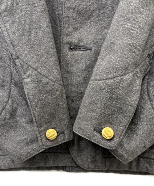 ATLAST & CO（アットラスト）ATLAST & CO (アットラスト) ブラックシャンブレーカバーオール グレー サイズ:42の古着・服飾アイテム