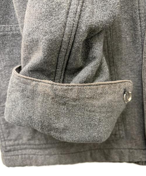 ATLAST & CO（アットラスト）ATLAST & CO (アットラスト) ブラックシャンブレーカバーオール グレー サイズ:42の古着・服飾アイテム