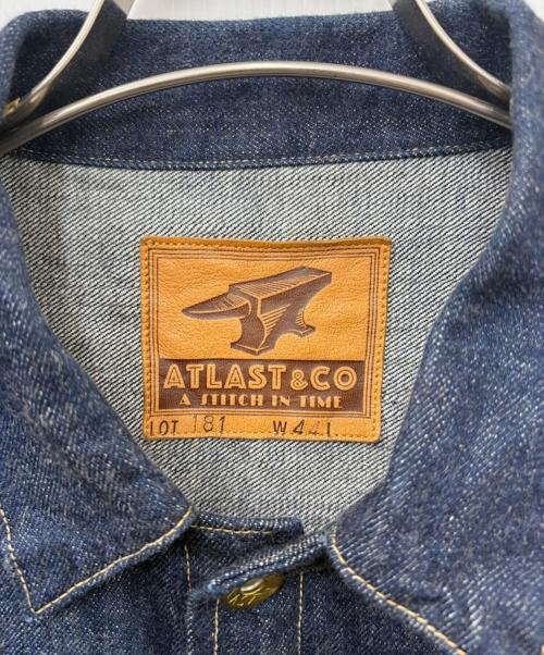 ATLAST & CO（アットラスト）ATLAST & CO (アットラスト) 1stデニムジャケット インディゴ サイズ:44Lの古着・服飾アイテム