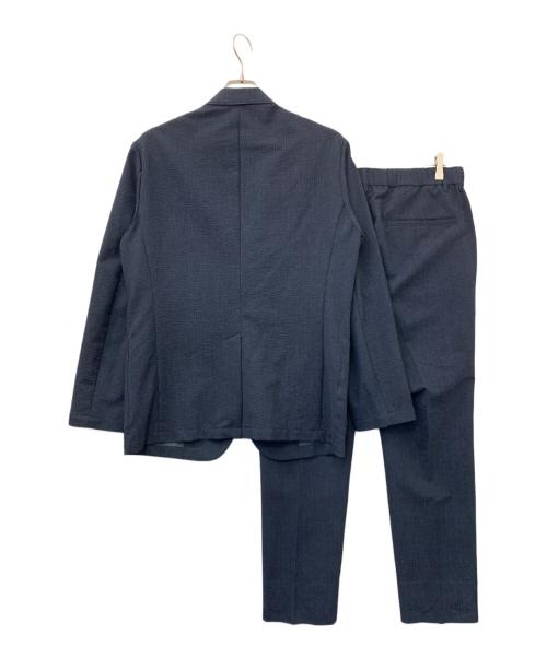 BEAMS HEART（ビームスハート）BEAMS HEART (ビームスハート) シアサッカーセットアップスーツ ネイビー サイズ:48の古着・服飾アイテム