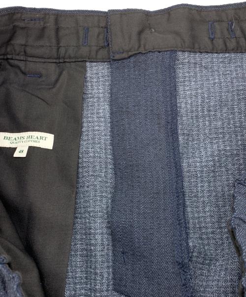 BEAMS HEART（ビームスハート）BEAMS HEART (ビームスハート) シアサッカーセットアップスーツ ネイビー サイズ:48の古着・服飾アイテム