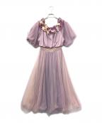 Maison de FLEUR×Disney PRINCESSメゾンドフルール×ディズニープリンセス）の古着「ワンピース」｜ラベンダー