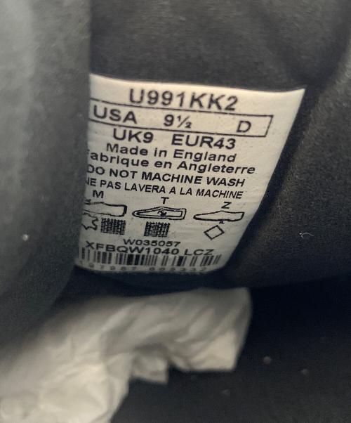 NEW BALANCE（ニューバランス）NEW BALANCE (ニューバランス) ローカットスニーカー トリプルブラック サイズ:US9.5 Dの古着・服飾アイテム