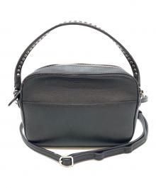 J&M DAVIDSON（ジェイ＆エム デヴィッドソン）の古着「2WAYレザーミニバッグ」｜ブラック