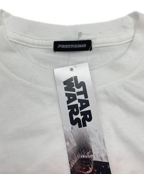 PONEYCOMB TOKYO（パニカムトーキョー）PONEYCOMB TOKYO (パニカムトーキョー) 半袖Tシャツ ホワイト サイズ:Lの古着・服飾アイテム