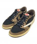 NIKE×Travis Scottナイキ×トラヴィススコット）の古着「Air Jordan 1 Low OG」｜ブラウン