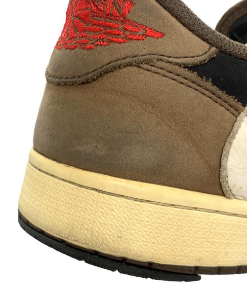NIKE（ナイキ）NIKE (ナイキ) TRAVIS SCOTT (トラヴィス・スコット) Air Jordan 1 Low OG ブラウン サイズ:29cmの古着・服飾アイテム