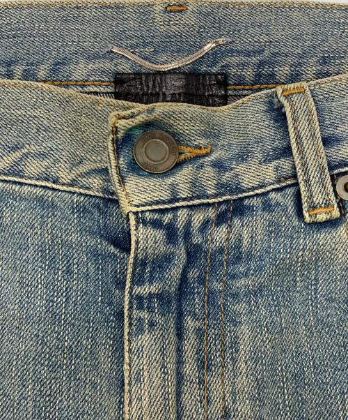 Saint Laurent Paris（サンローランパリ）Saint Laurent Paris (サンローランパリ) ダメージデニムパンツ インディゴ サイズ:29の古着・服飾アイテム