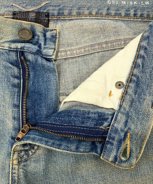 Saint Laurent Paris（サンローランパリ）Saint Laurent Paris (サンローランパリ) ダメージデニムパンツ インディゴ サイズ:29の古着・服飾アイテム