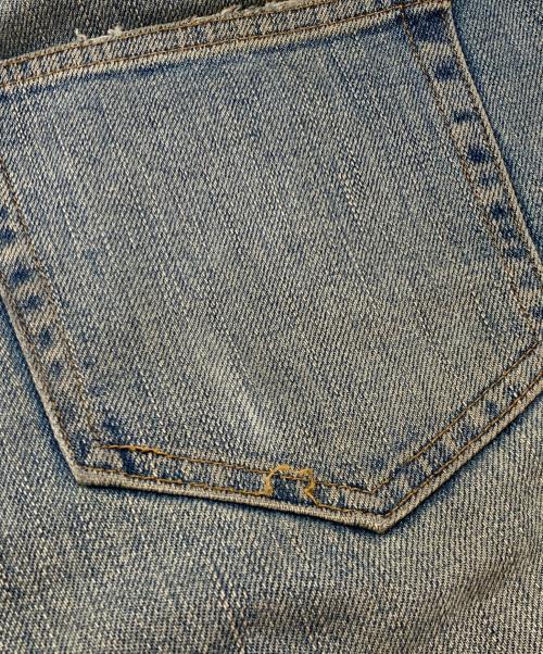 Saint Laurent Paris（サンローランパリ）Saint Laurent Paris (サンローランパリ) ダメージデニムパンツ インディゴ サイズ:29の古着・服飾アイテム