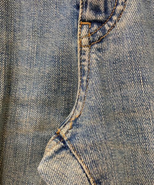 Saint Laurent Paris（サンローランパリ）Saint Laurent Paris (サンローランパリ) ダメージデニムパンツ インディゴ サイズ:29の古着・服飾アイテム