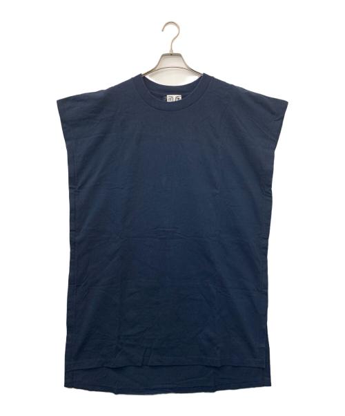 H（アッシュ）H (アッシュ) ワンピース ネイビー サイズ:-の古着・服飾アイテム
