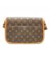 LOUIS VUITTON (ルイ ヴィトン) モノグラム ソローニュ ブラウン：60000円