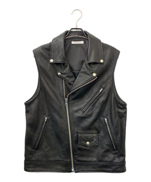JOURNAL STANDARD（ジャーナルスタンダード）JOURNAL STANDARD (ジャーナルスタンダード) ゴートレザーベスト ブラック サイズ:FREEの古着・服飾アイテム
