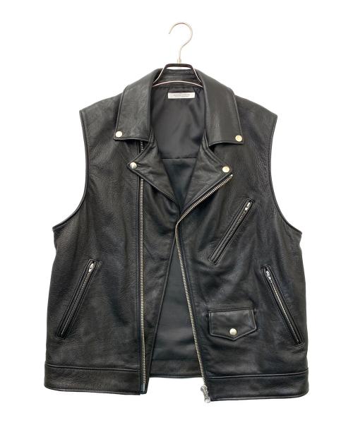 JOURNAL STANDARD（ジャーナルスタンダード）JOURNAL STANDARD (ジャーナルスタンダード) ゴートレザーベスト ブラック サイズ:FREEの古着・服飾アイテム