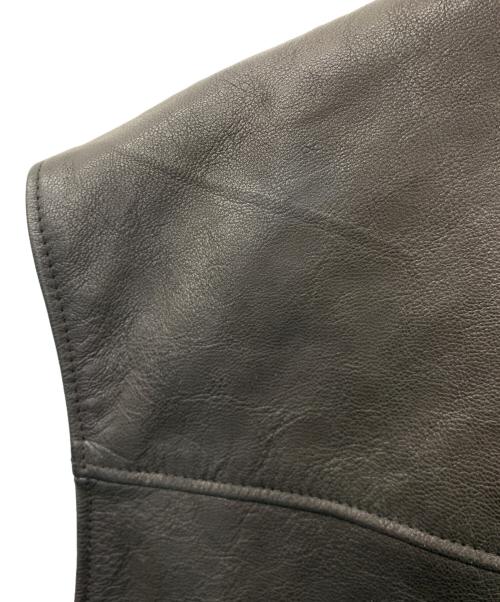 JOURNAL STANDARD（ジャーナルスタンダード）JOURNAL STANDARD (ジャーナルスタンダード) ゴートレザーベスト ブラック サイズ:FREEの古着・服飾アイテム