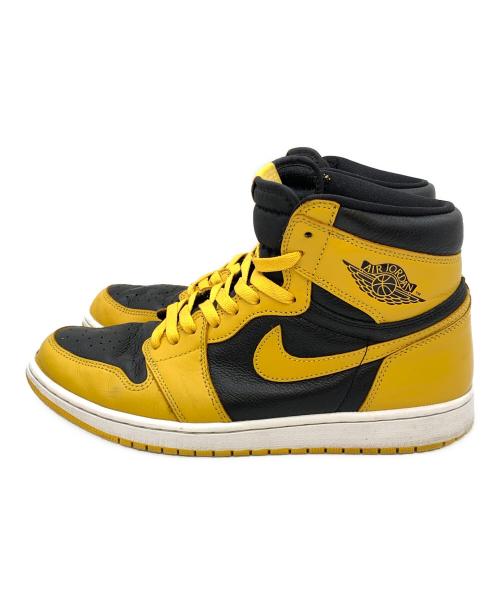 NIKE（ナイキ）NIKE (ナイキ) AIR JORDAN 1 RETRO HIGH OG イエロー×ブラック サイズ:29cmの古着・服飾アイテム
