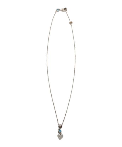 GUCCI（グッチ）GUCCI (グッチ) カラーストーン ハート ネックレスの古着・服飾アイテム